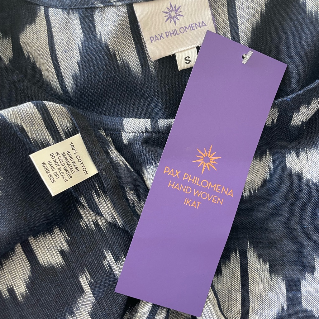 Pax Philomena Hand Woven Ikat Dress Size Small — image 5 of 8